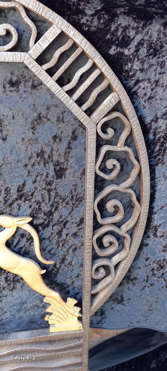 Art Deco Wrought-iron Fireplace Screen-photo-4