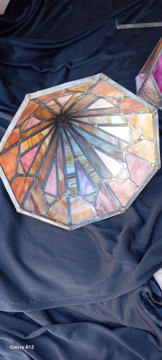 Art Deco Lamp Signed By Victor Rubert Selestat-photo-1