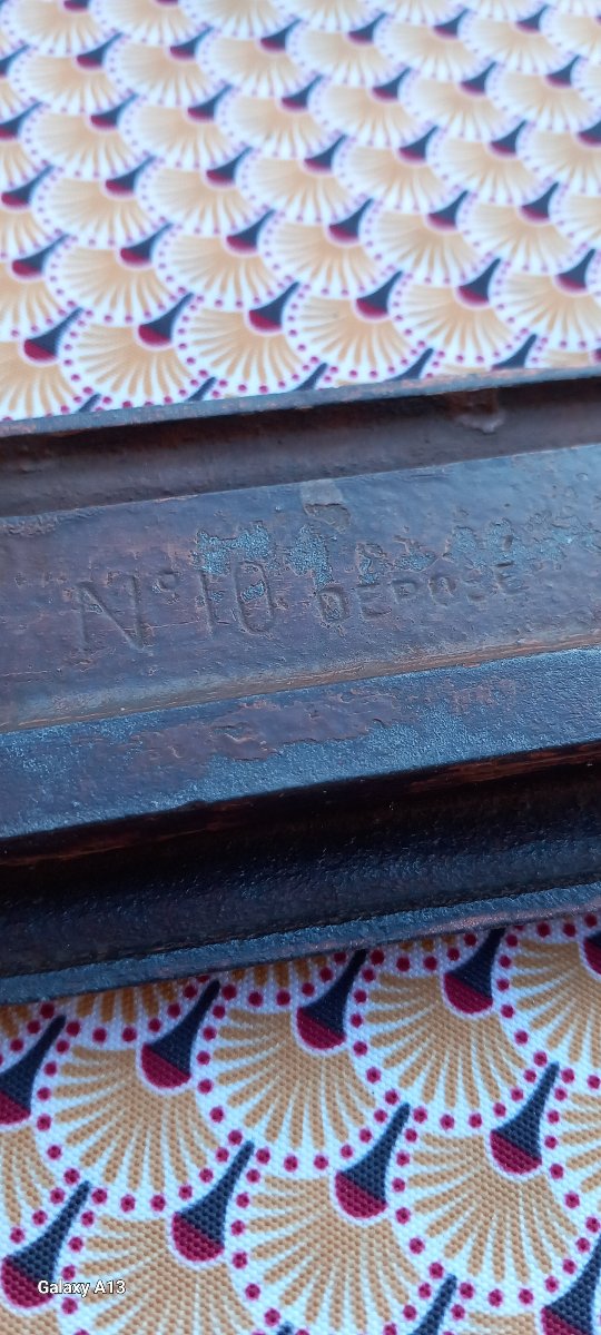 art nouveau ,porte de boite aux lettres-photo-4