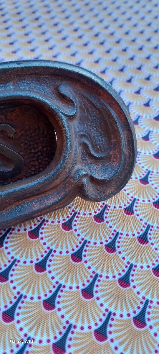 art nouveau ,porte de boite aux lettres-photo-2