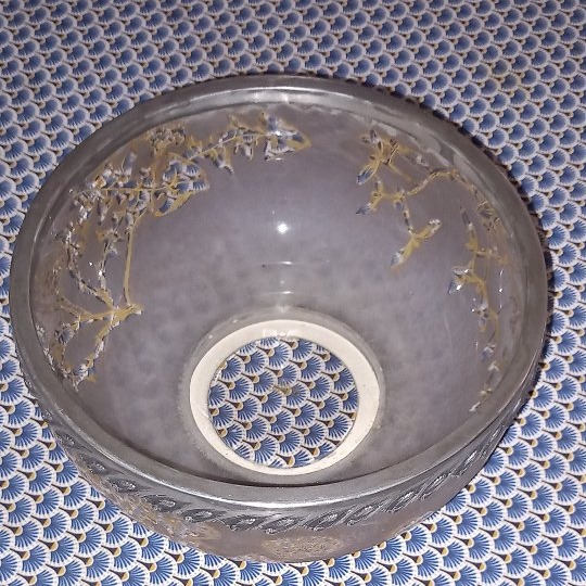 Daum victor Saglier coupe gravure acide , métal argnté-photo-3