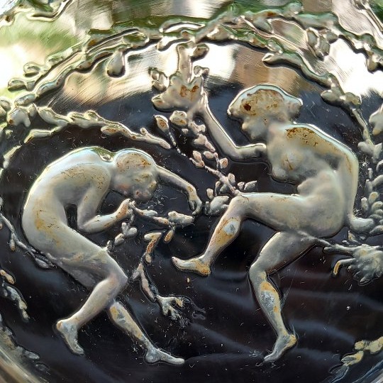 Lalique René  1912 carafe deux danseuses