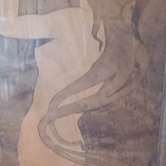 Art Nouveau Marquetry By B. Hartmann, 1865–1945-photo-2