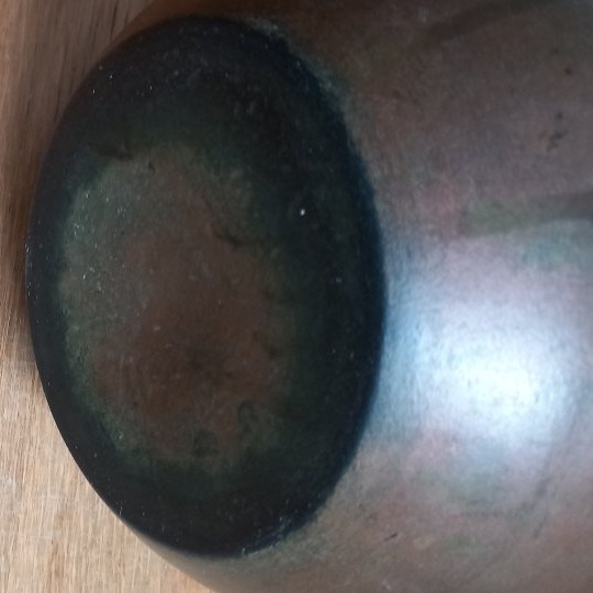 Art Deco Vase By Paul Heller, Made Of Black Hyalite Glass, From Verrerie De Rupel, Boom, Belgium-photo-4