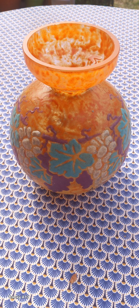 vase boule art déco de Henri Quenvi Paris-photo-2