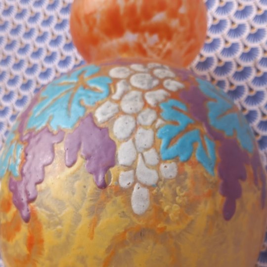 vase boule art déco de Henri Quenvi Paris-photo-3