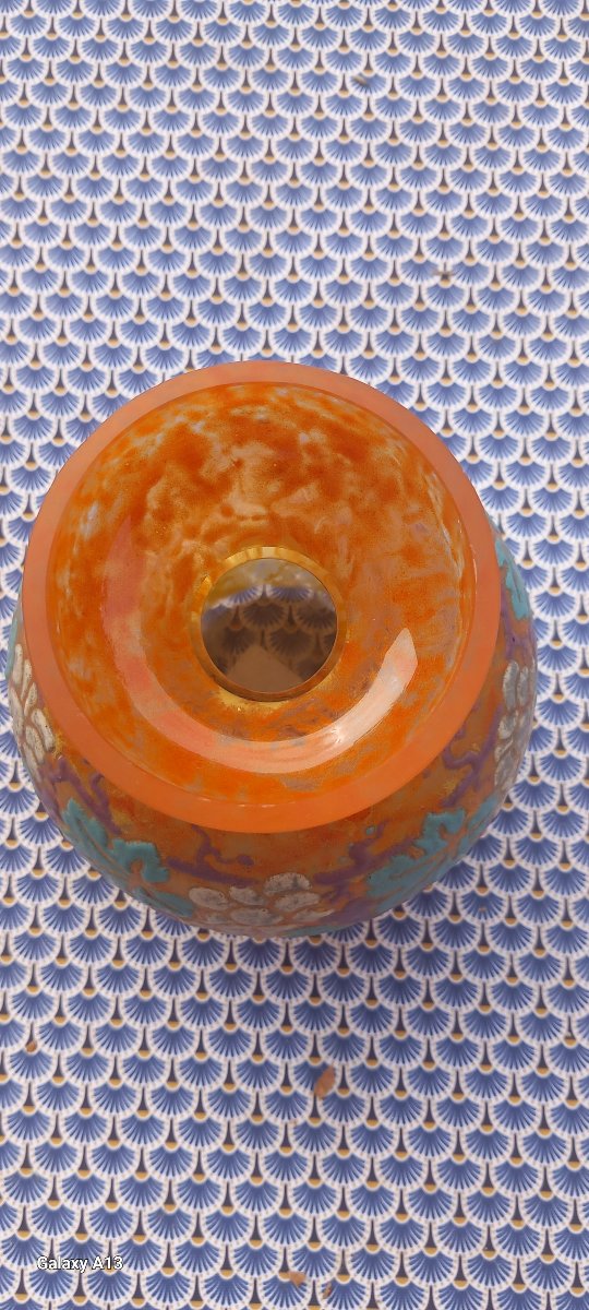 vase boule art déco de Henri Quenvi Paris-photo-4
