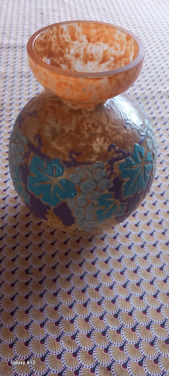 vase boule art déco de Henri Quenvi Paris-photo-1