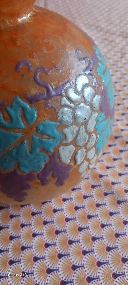 vase boule art déco de Henri Quenvi Paris-photo-2