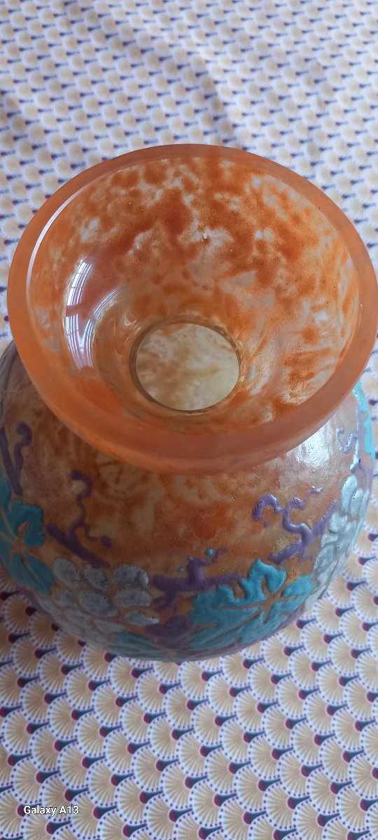 vase boule art déco de Henri Quenvi Paris-photo-3
