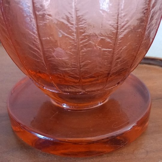 Schneider Le Verre Français Charder Art Deco Vase With Acid Etching-photo-4