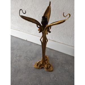 Rarissime Pied De Lampe Louis Majorelle