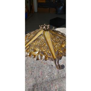 Edgar Brandt Daum Nancy Art Deco Chandelier