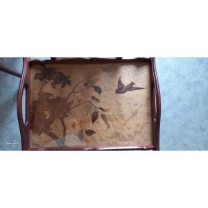 Art Nouveau Tray Signed "hazard Nancy," A Student Of Majorelle