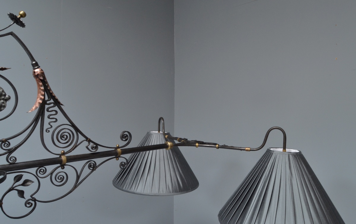 Lampe décorative pour billard ou snooker avec cadre en acier-photo-2