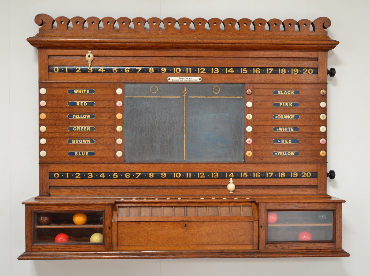 Armoire de marquage pour billard, snooker et life pool