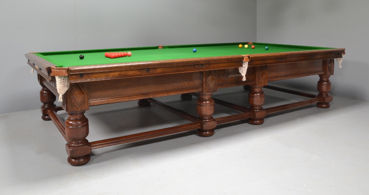 Table de billard  billard français, snooker ou pool au design  table de réfectoire en chene-photo-3