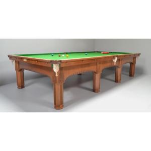 Ancienne Table De Billard , Billiards Ou Snooker Art Nouveau