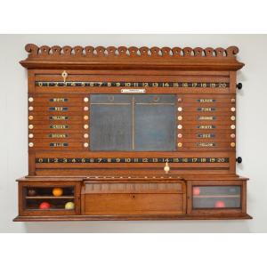 Armoire de marquage pour billard, snooker et life pool