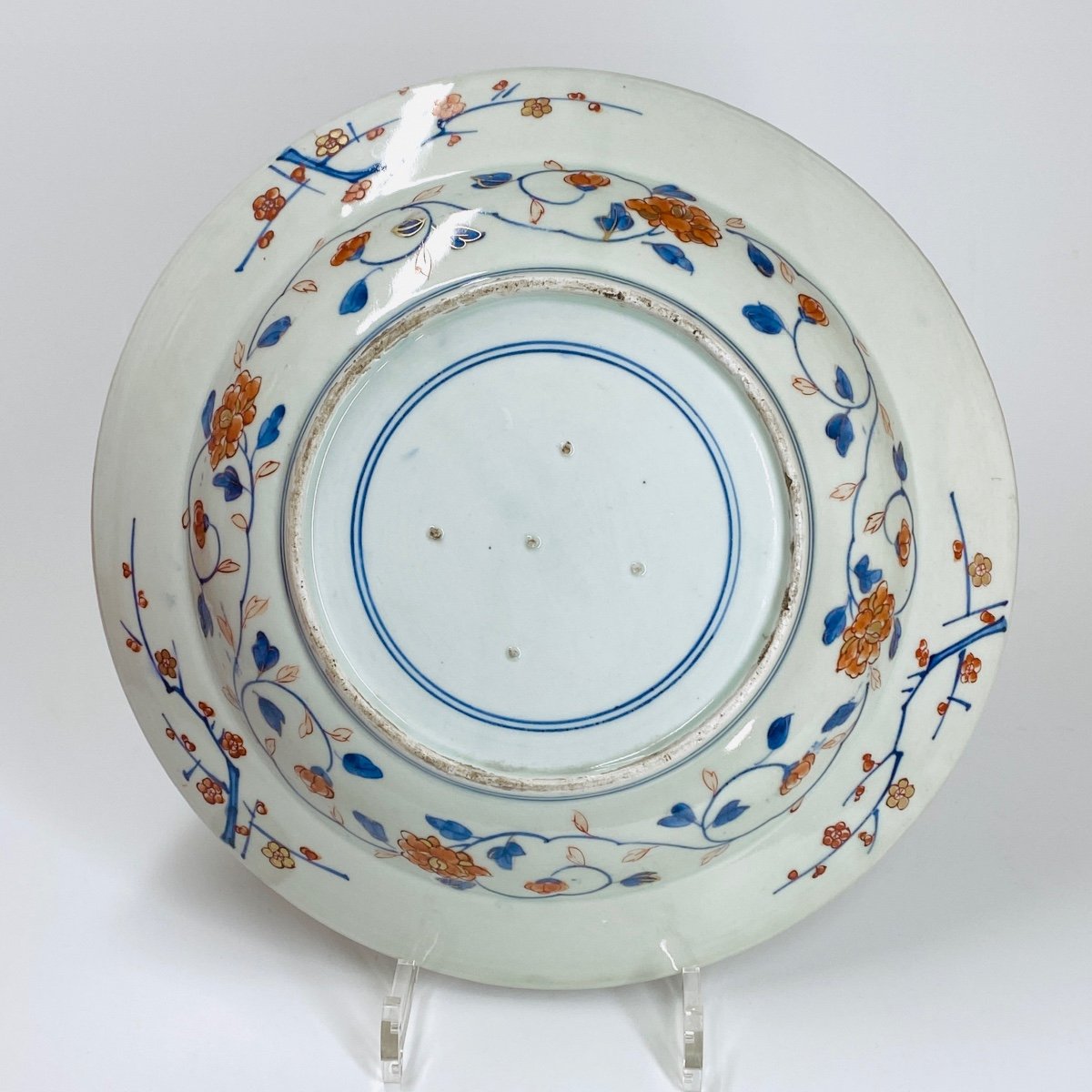 Japon - Plat en porcelaine à décor Imari - Début du XVIIIe siècle-photo-2