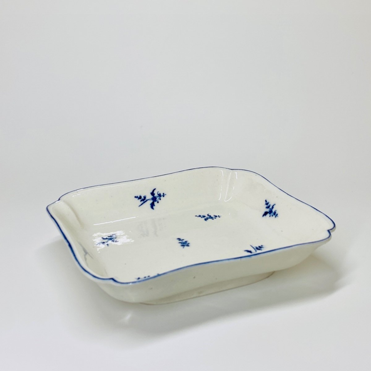 Arras - Rectangular Dish In Soft Porcelain - Eighteenth Century-photo-2
