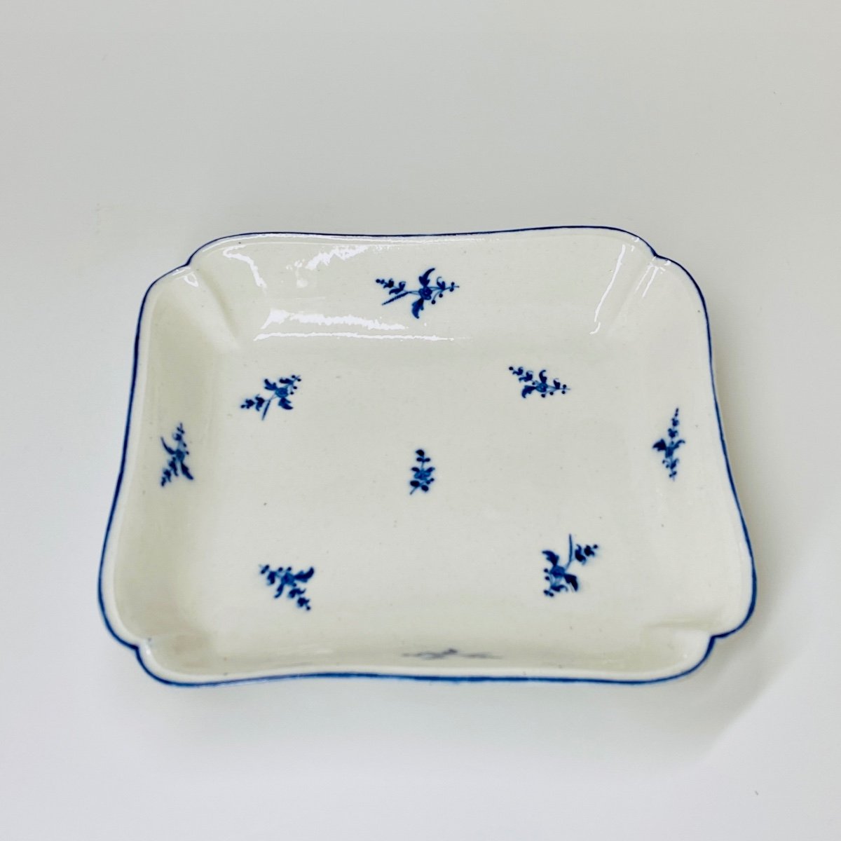 Arras - Rectangular Dish In Soft Porcelain - Eighteenth Century-photo-4