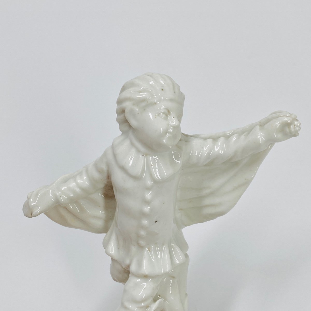 Pair Of Statuettes Depicting Two Young Dancers - Eighteenth Century-photo-1