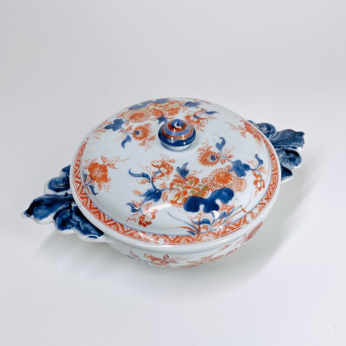 Deux écuelles en porcelaine de Chine à décor dit " Imari " - Début du XVIIIe siècle-photo-3