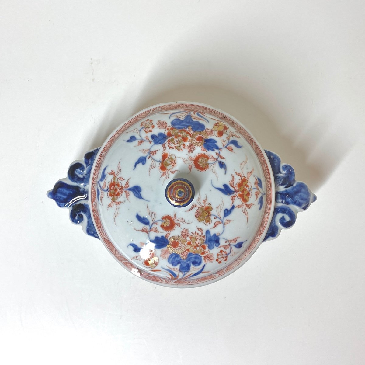 Deux écuelles en porcelaine de Chine à décor dit " Imari " - Début du XVIIIe siècle-photo-6