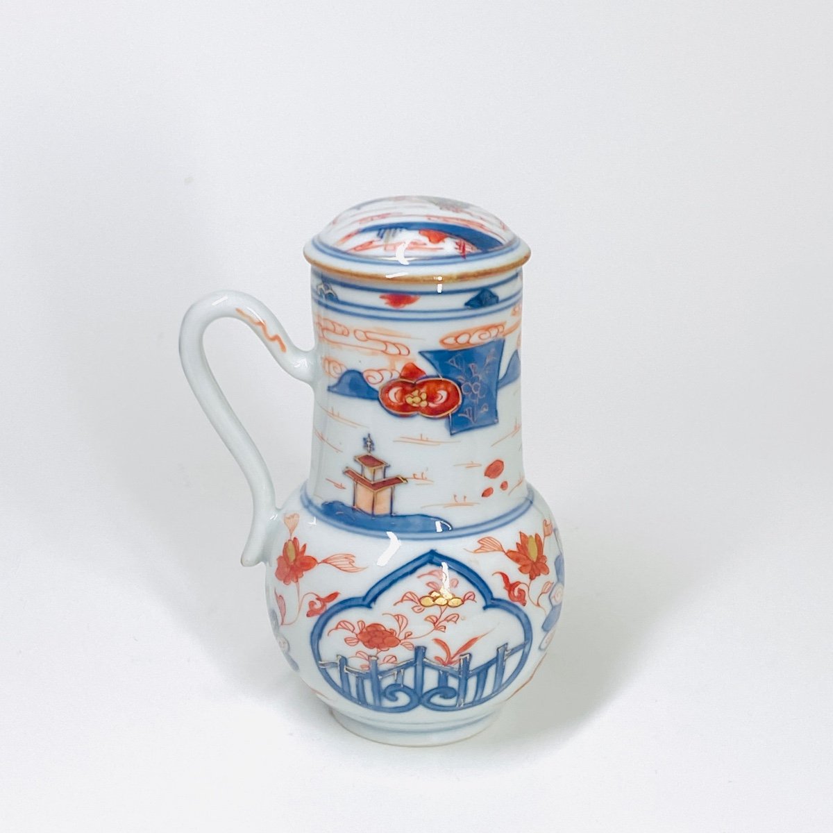 Chinese Porcelain Jug With Imari Decoration - Eighteenth Century-photo-3
