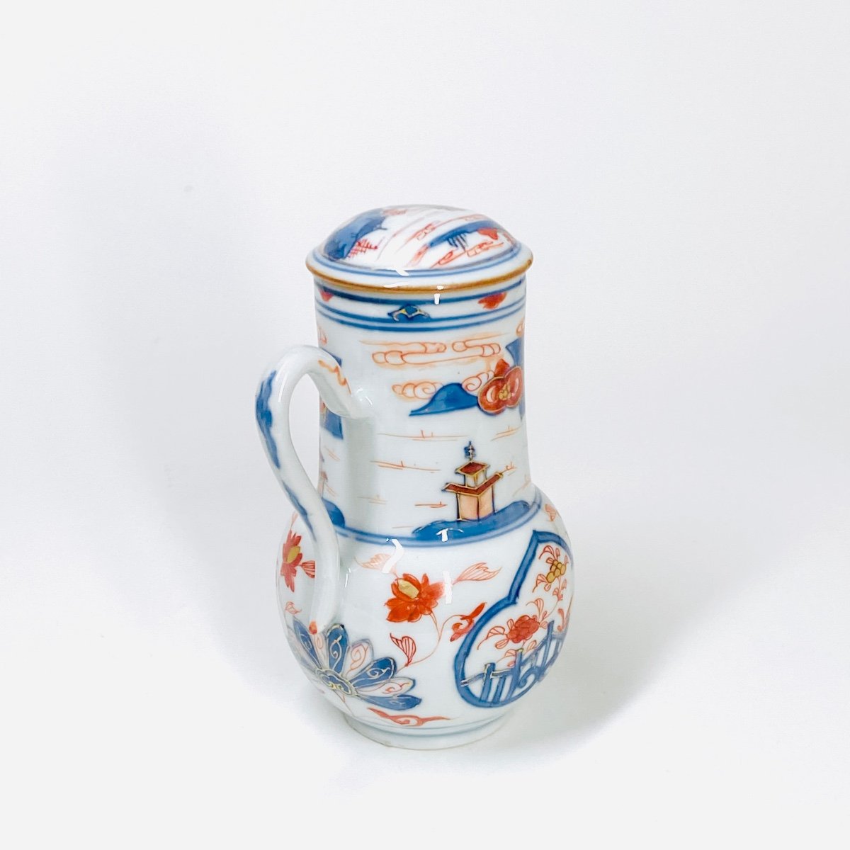 Chinese Porcelain Jug With Imari Decoration - Eighteenth Century-photo-4