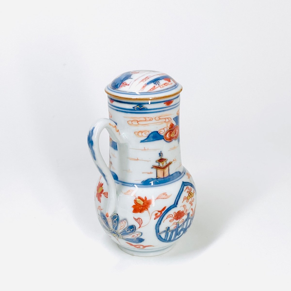 Verseuse en porcelaine de Chine à décor imari - XVIIIe siècle-photo-4