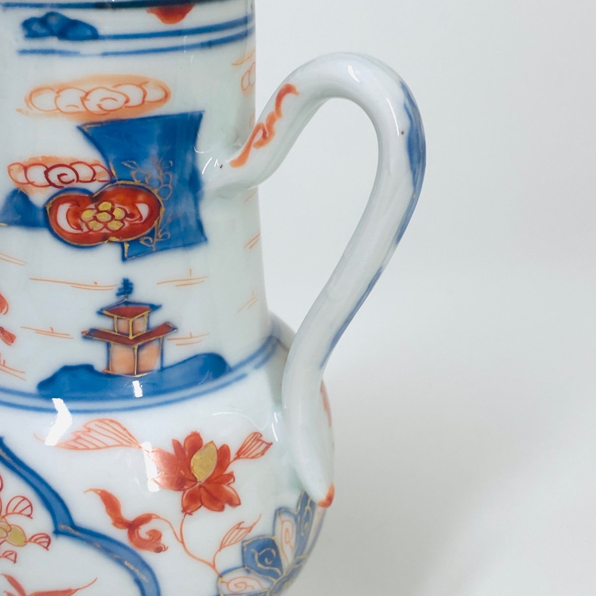 Chinese Porcelain Jug With Imari Decoration - Eighteenth Century-photo-1
