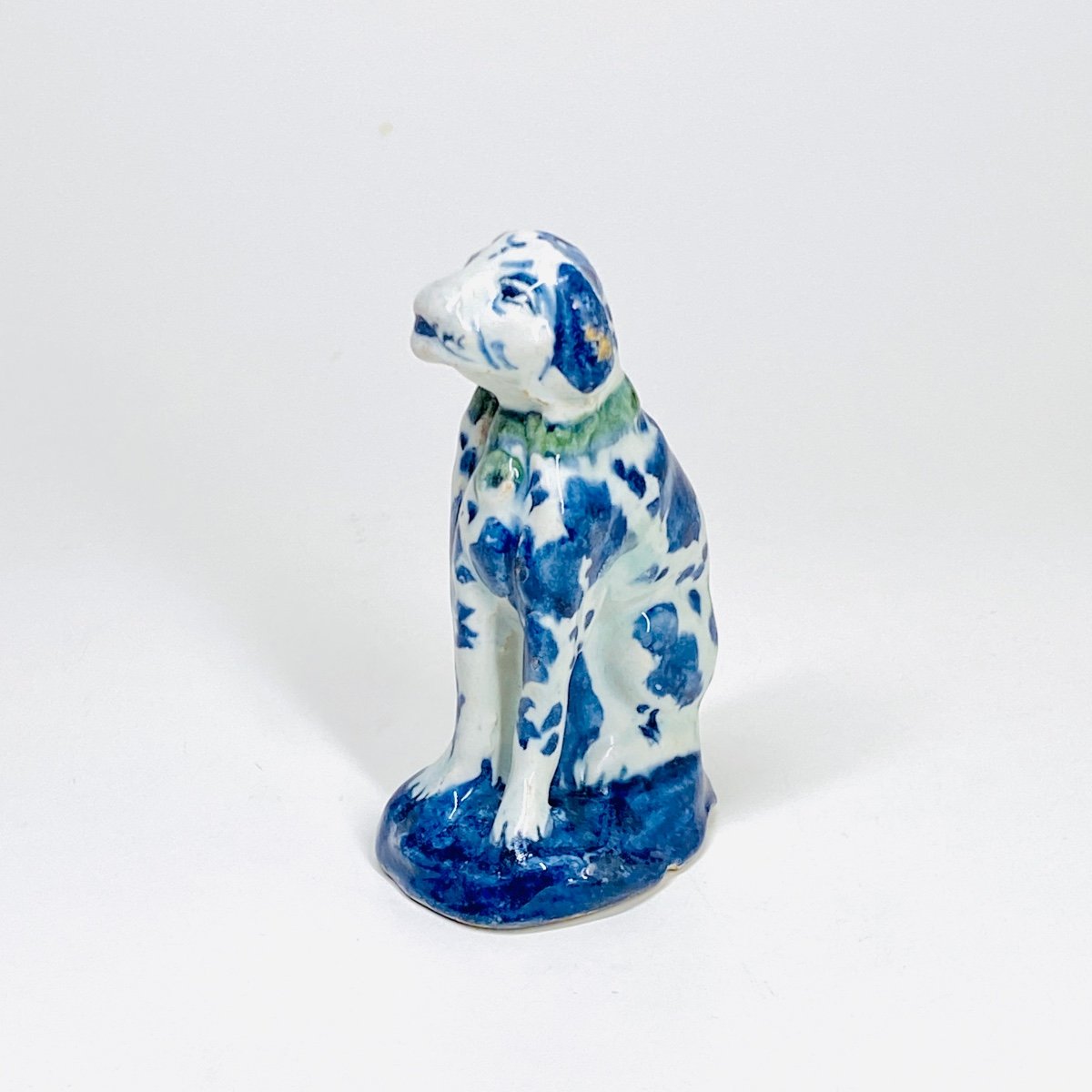 Delft - Statuette figurant un chien - XVIIIe siècle-photo-4