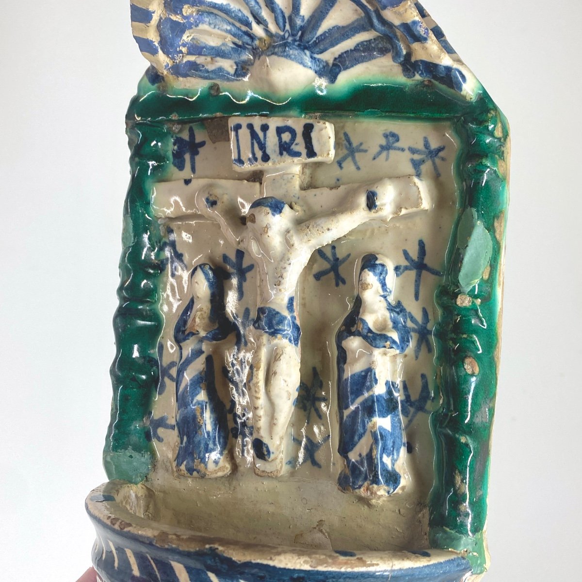 Teruel Or Catalonia - Two Large Holy Water Fonts - 17th - 18th Century-photo-2