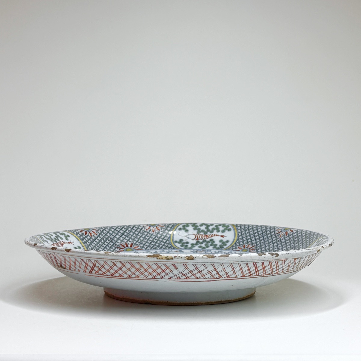 Large Rouen Earthenware Platter - Eighteenth Century-photo-5