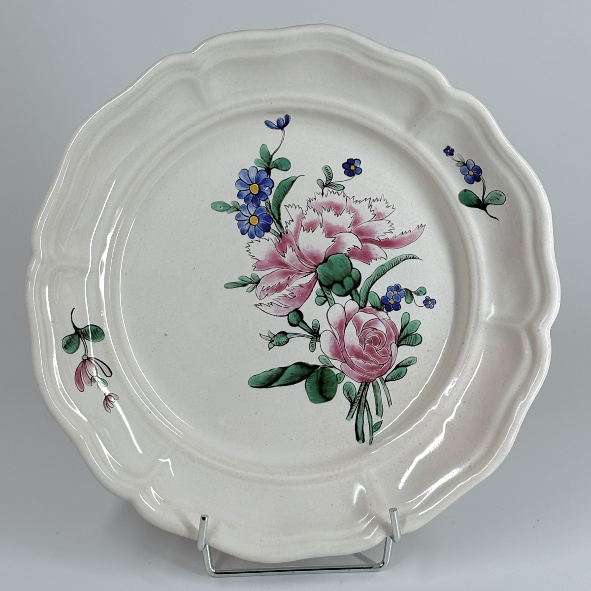 Five Strasbourg Earthenware Plates - Joseph Hannong - Eighteenth Century-photo-2