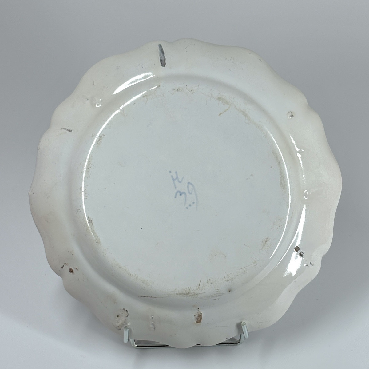 Five Strasbourg Earthenware Plates - Joseph Hannong - Eighteenth Century-photo-5