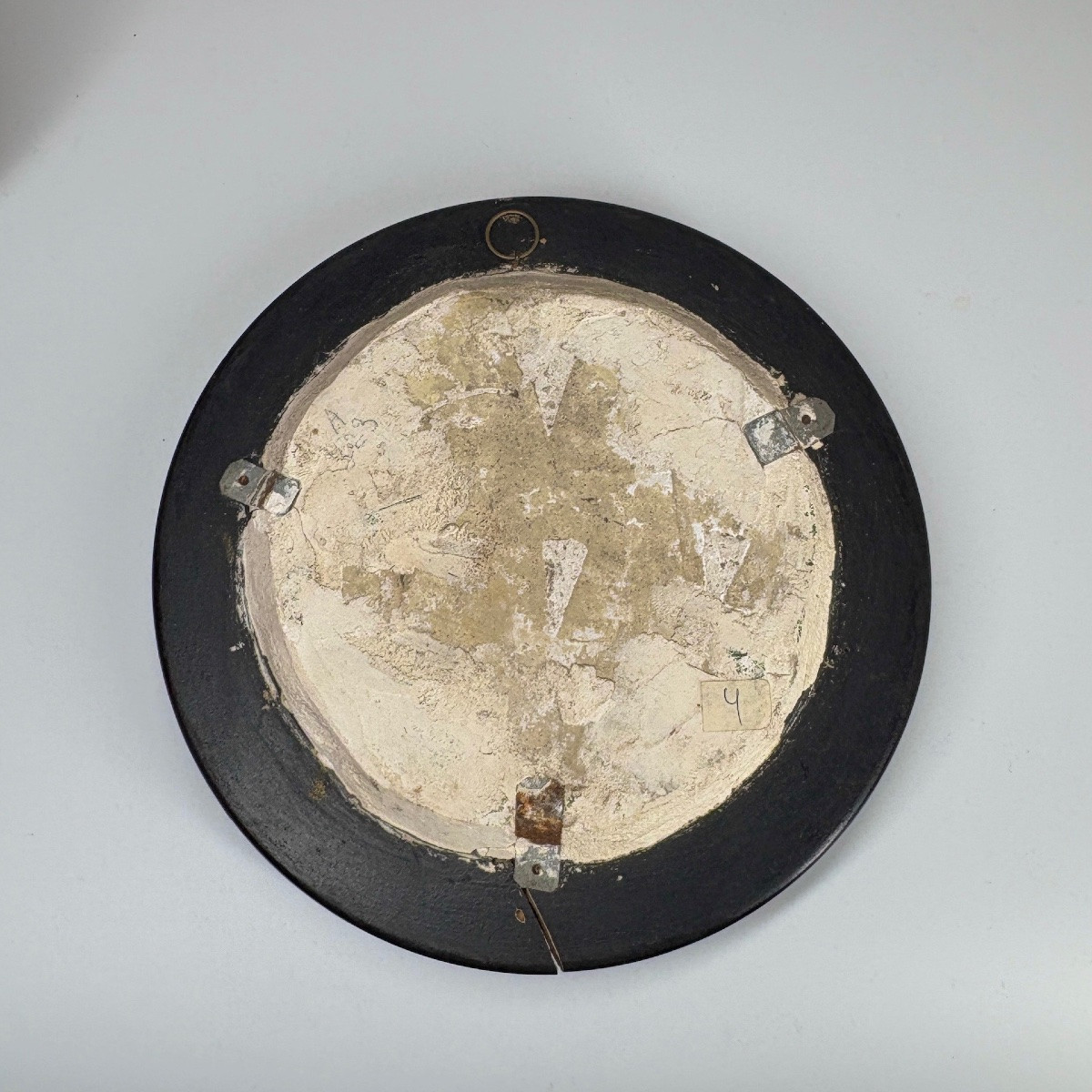 Four Earthenware Plaques In Medallions - 18th Century-photo-2