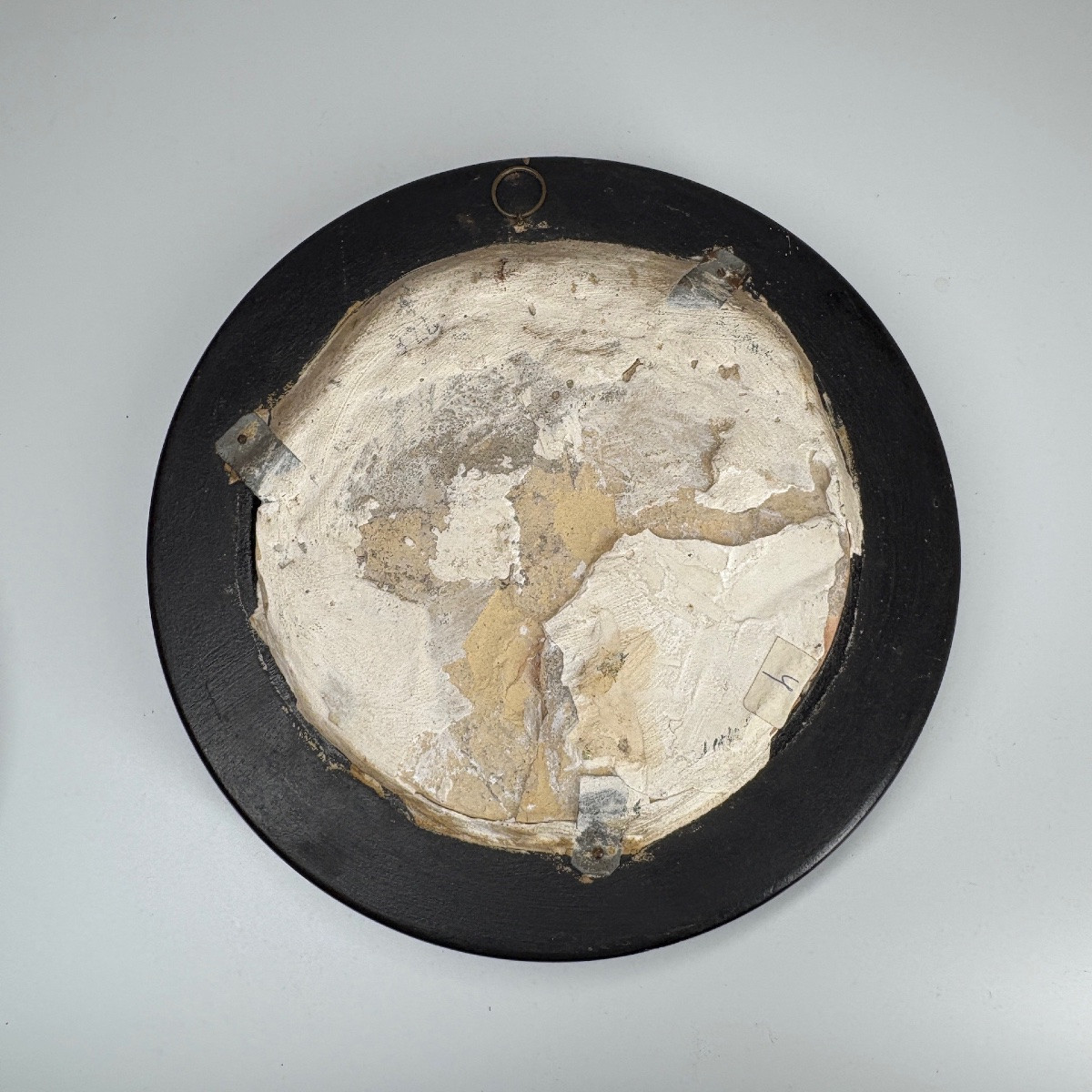 Four Earthenware Plaques In Medallions - 18th Century-photo-3