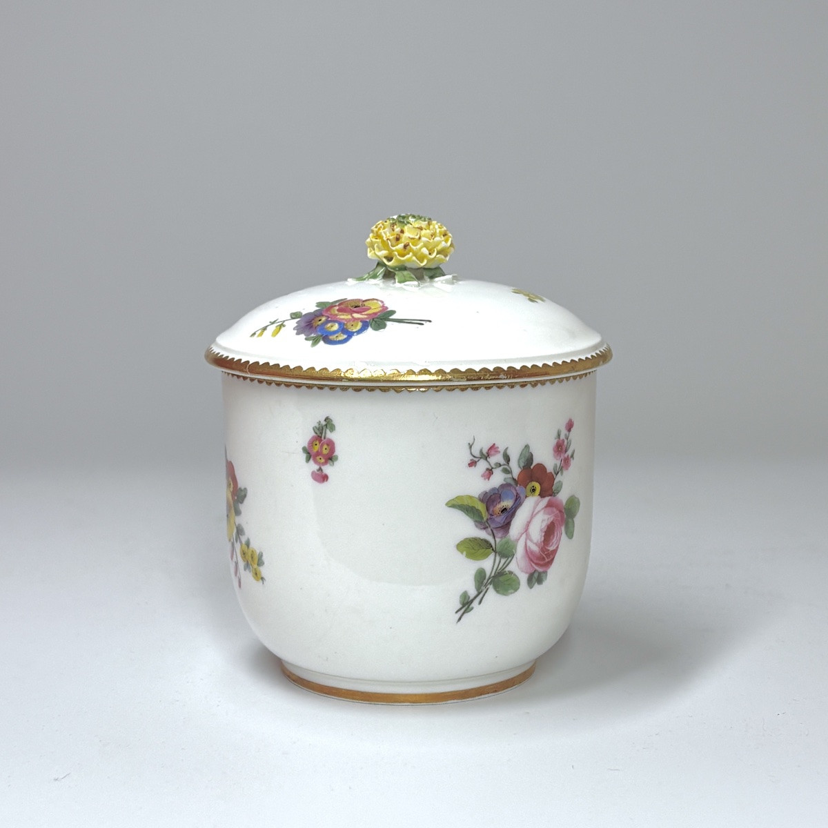 Calabre Sugar Bowl In Sèvres Porcelain - 18th Century-photo-4