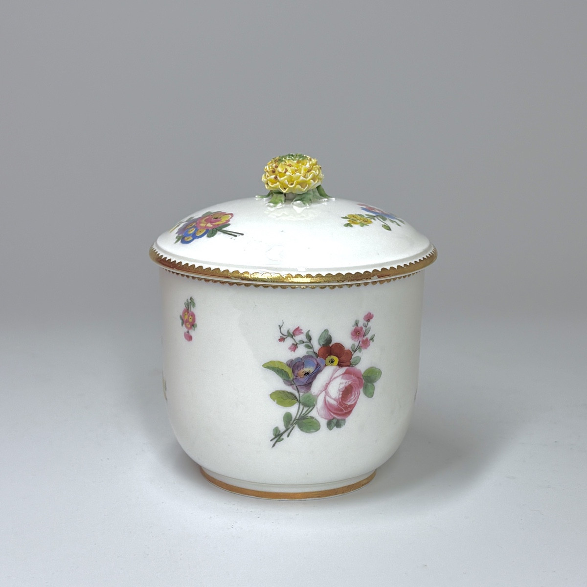 Calabre Sugar Bowl In Sèvres Porcelain - 18th Century