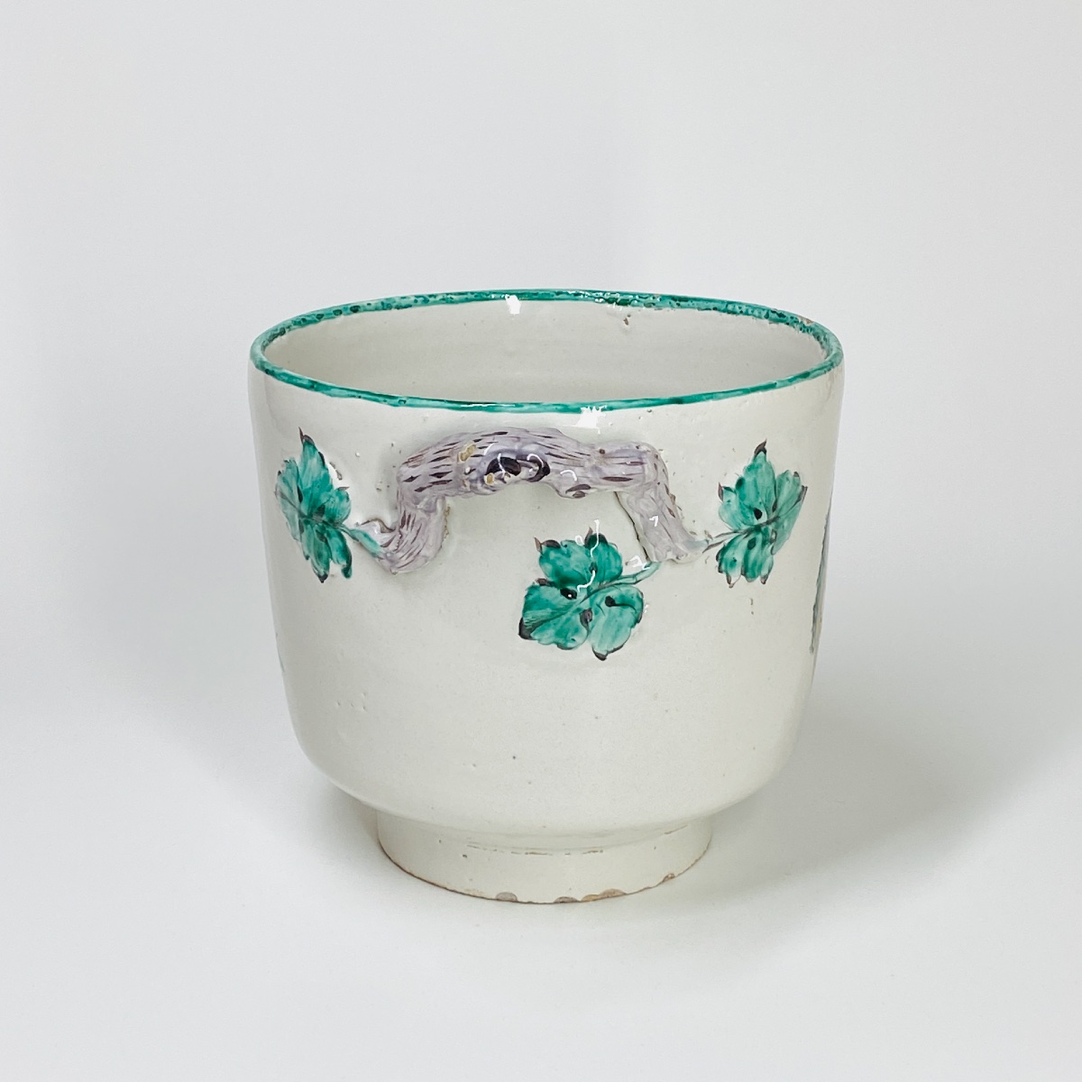 Earthenware Bottle Bucket From Saint-amand-les-eaux - Eighteenth Century-photo-4