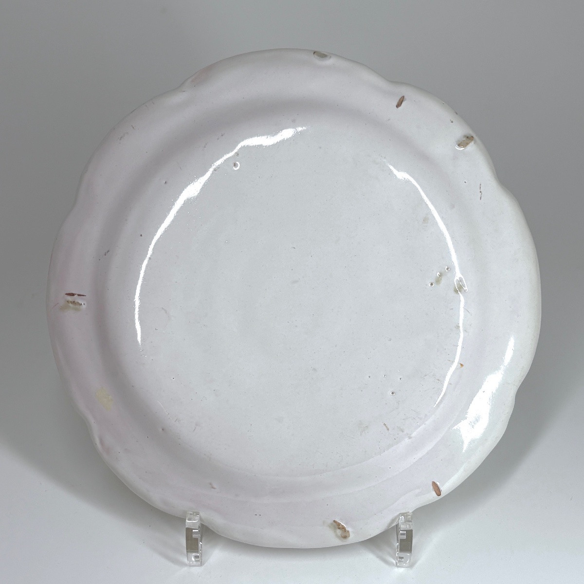 Aprey - Paire d'assiettes aux oiseaux - XVIIIe siècle-photo-2