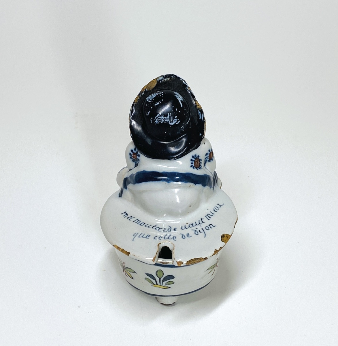 Lille - Rare Lille Earthenware Mustard Pot Known As "crotteux" - 18th Century-photo-6