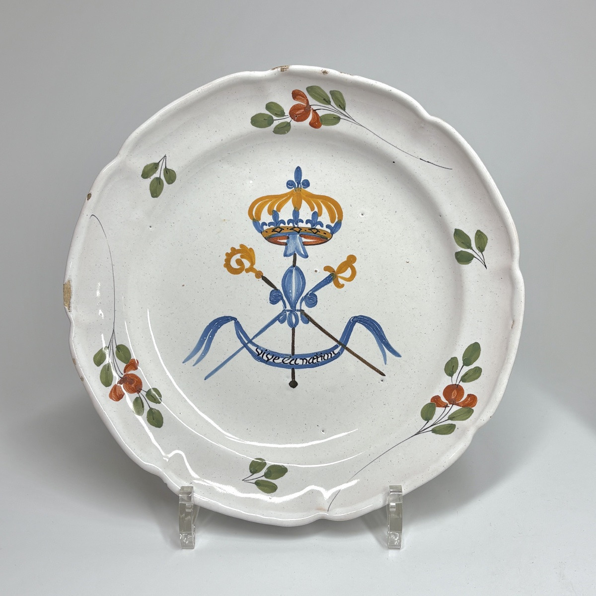 Trois assiettes révolutionnaires - XVIIIe siècle-photo-2