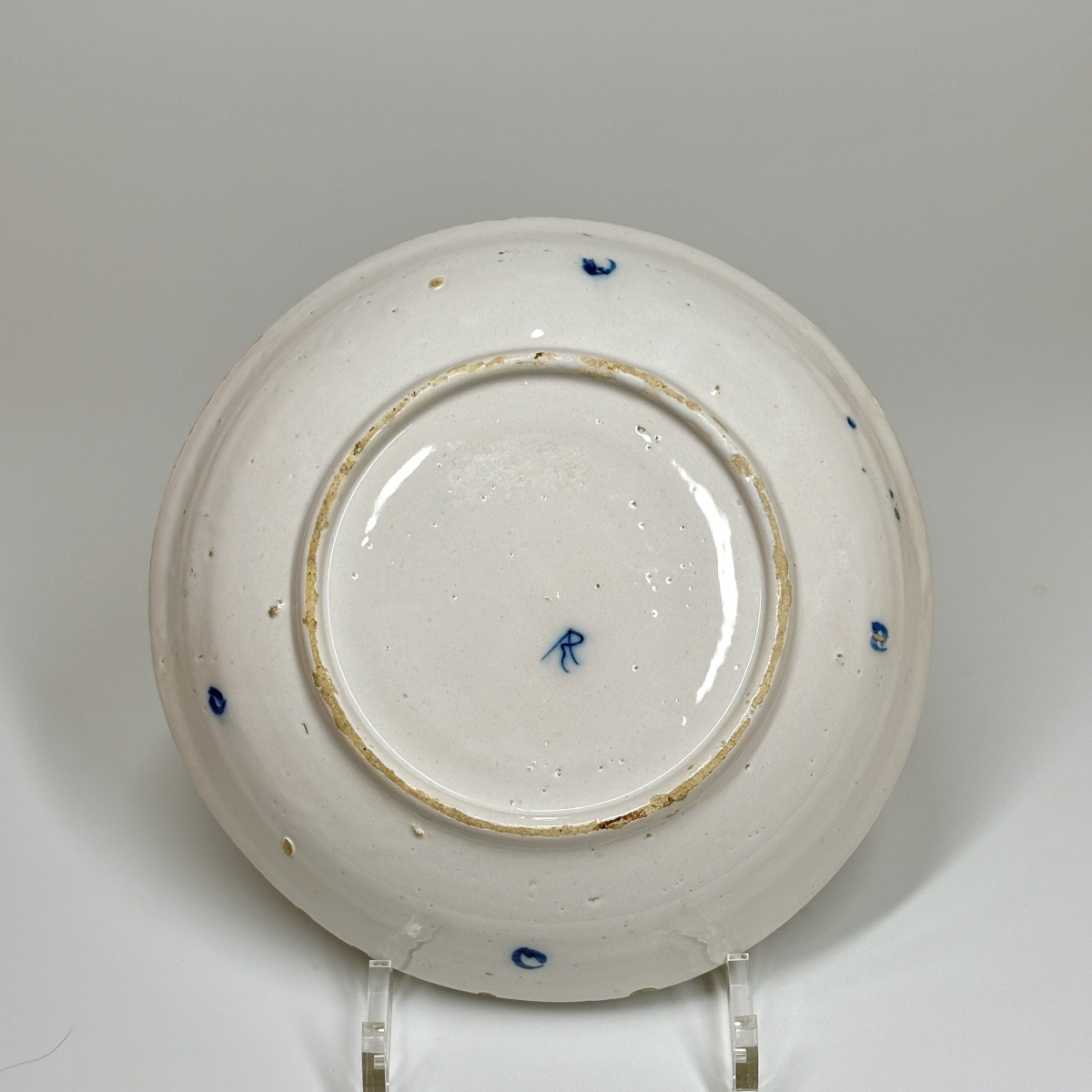 Coupe creuse  en faïence de Delft - Début du XVIIIe siècle-photo-2