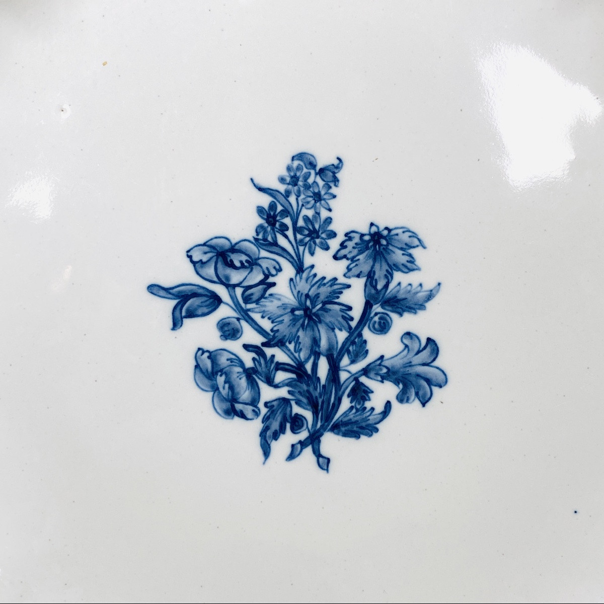 Pair Of Moustiers Earthenware Compote Plates - Eighteenth Century-photo-4