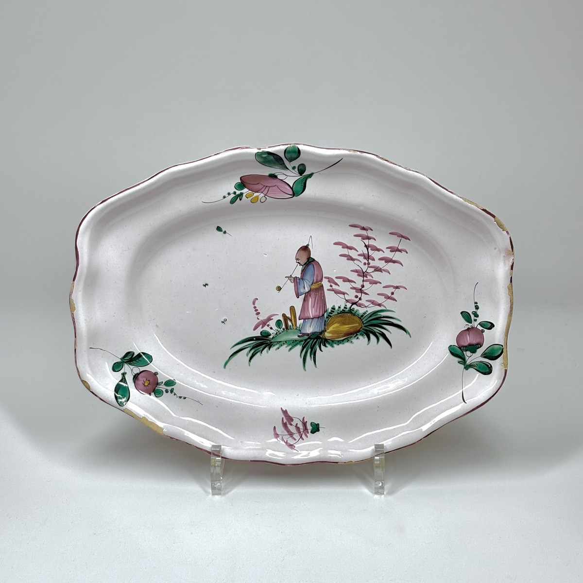 Set Of Nine Earthenware Plates And Dishes From Eastern France - 18th-19th Century-photo-2