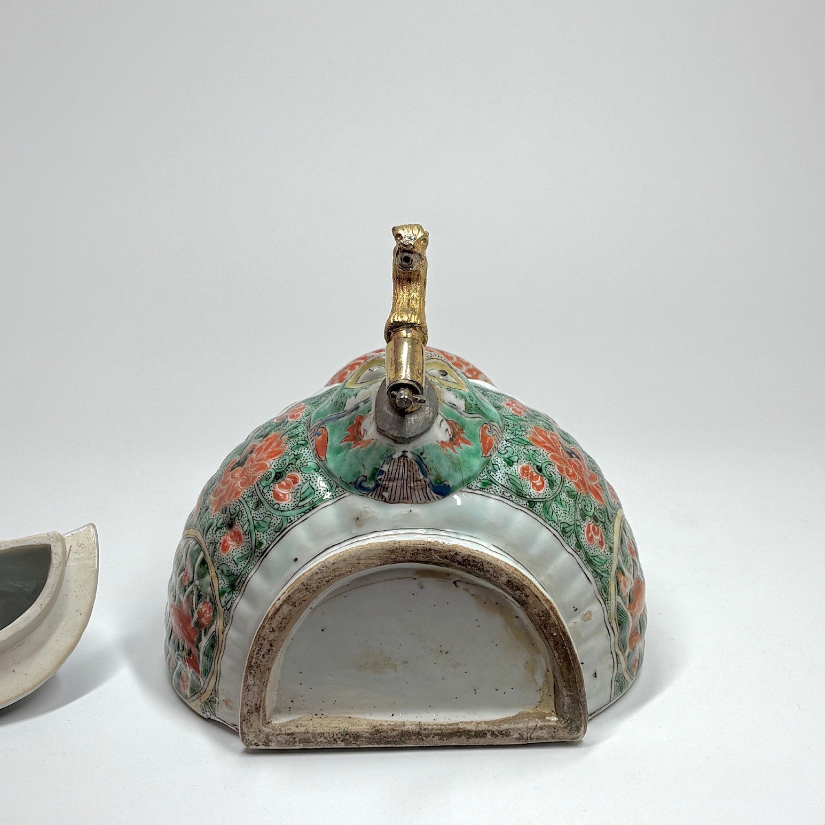 Chinese Porcelain Fountain Of The Green Family - Kangxi Period (1662-1722)-photo-3